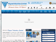 Tablet Screenshot of kayceeindustries.com